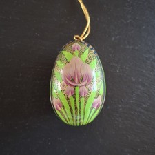 Drewniane jajko wielkanocne / 7 x 4,5 cm