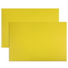 2Pcs Dry Erase Magnetic Strip 11.7"x8" Sheet Labels Stickers Yellow