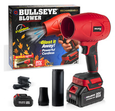 Bullseye Blower Rechargeable Cordless Leaf Dust Air Blaster With 20v Battery Bullseye Blower Rechargeable Cordless Leaf Dust Air Blaster With 20v Battery