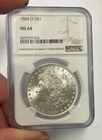 U.S. - 1884-O Silver Morgan Dollar (NGC MS 64)