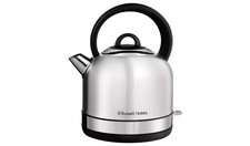 Russell Hobbs Worcester 23908 Dome Kettle Silver 1.5L 3000W Rapid Boil