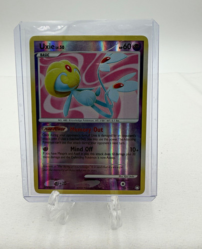 Uxie 18/123 Reverse Holo Mysterious Treasures 2007 Pokemon TCG Rare