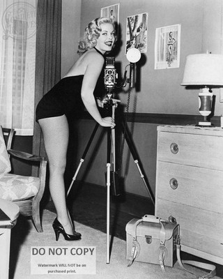 SCHAUSPIELERIN CLEO MOORE PIN-UP - 8 X 10 WERBUNG FOTODRUCK HD