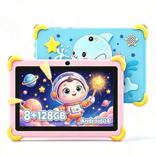 Kids Educational Tablet Android 13 8GB 64GB Octa-Core 6800mAh Dual Camera Gift