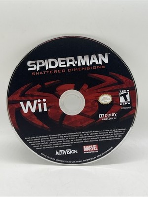 Spider-Man: Shattered Dimensions - Nintendo Wii Disc Only. FAST SHIPPING