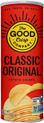 Pack Of 8  Good Crisp Company, Chips Stacked Original, 5.64 Ounce
