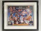 Larry Bird And Magic Johnson Autographed 1992 USA Dream Team Framed 8x10 Picture