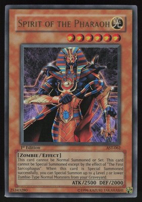 Spirit of the Pharaoh AST-062 Ancient Sanctuary 1st Edition Ultra Rare YU-GI-OH
