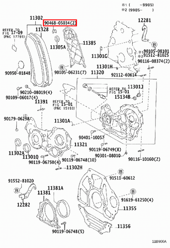 Genuine LandCruiser 80 75 70 78 Series 1HZ 1KZ 1PZ 1HD Timing Belt Cover Clip - Picture 11 of 20