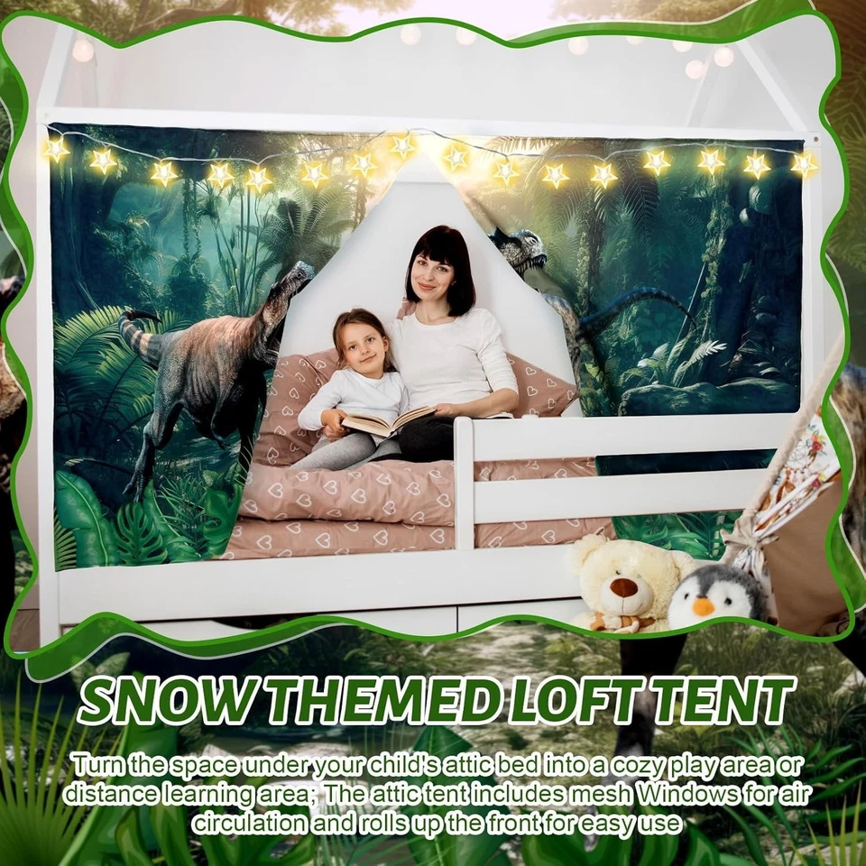 Juego de cortinas de diseño pirata para cama de cabina de media camaZ Foto 2 de 4