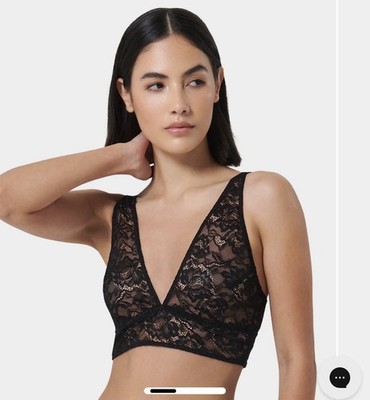 Bluebella Fallon Black Soft Bra Size XL 