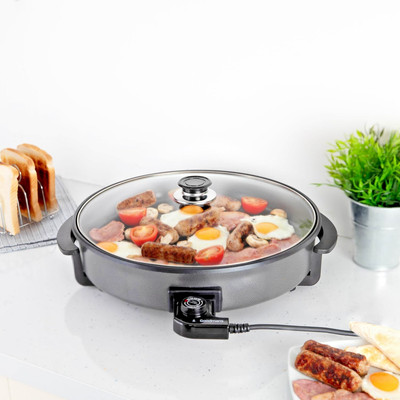 Tower 1500W Multi Cooker 40cm Diameter| Versatile Electric Frying Pan 5 Settings