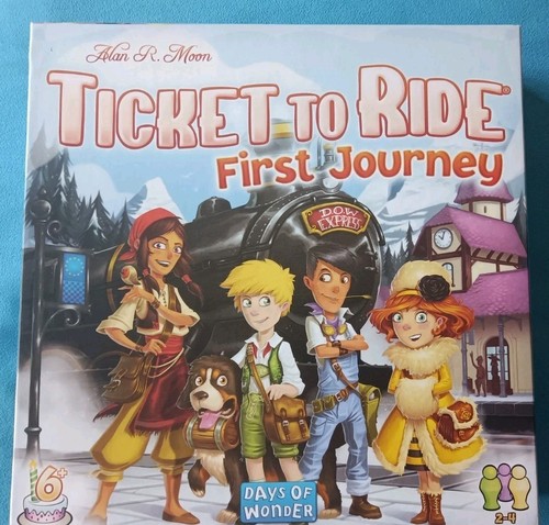 DAYS OF WONDER: Zug um Zug erste Reise Brettspiel - Alter 6+