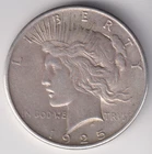 1925 P LIBERTY PEACE DOLLAR 90% SILVER PHILADELPHIA $1 US MINT