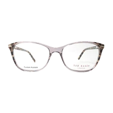 New TED BAKER Women's Eyeglasses TW008 Grey Transparent Optical Frame 53-16-140