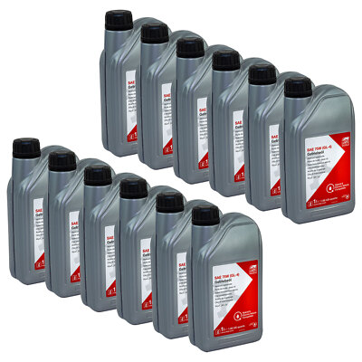 Getriebeöl SAE 75W (GL-4) Febi 21829 12 X 1 Liter für Ford