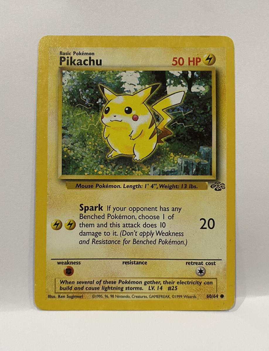 Pikachu 60/64 Common Jungle Set Pokemon Card | eBay