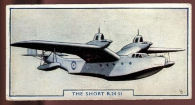 Tabakkarte, Godfrey Phillips, AIRCRAFT SERIES No.1, matt, 1938, kurz R.24/31, #1