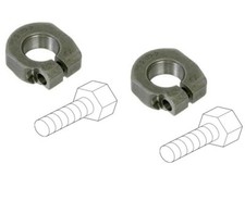 Genuine 2 X Wheel Hub Nut And 2 X Lock Nut Bolts Kit For Mercedes