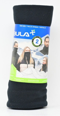 BULA Primaloft Face Shields in black. 2 Pack