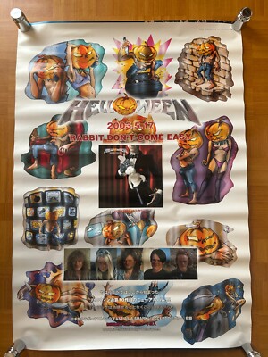 HELLOWEEN / Rabbit Don't Come Easy 2003 Japan Original Promo Poster B2 JIS 20x28