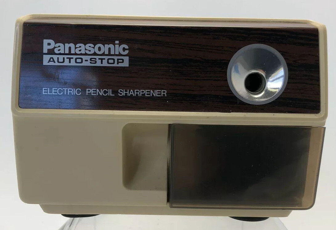 Vintage Panasonic Electric Pencil Sharpener KP110 Auto Stop Tested Working eBay