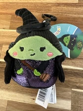 X) Brand NEW 2024 Squishmallow Wicked Elphaba 3" Clip-on EXCLUSIVE