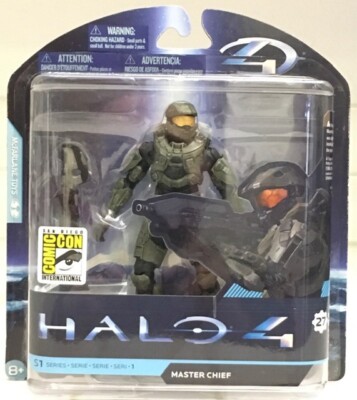 RARE COMIC CON  EXCLUSIVE MASTER CHIEF HALO 4 SERIES 1 NIB