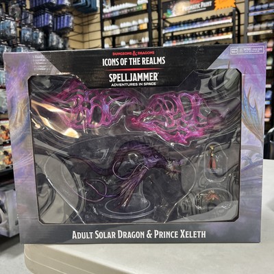Space-Adult Solar Dragon & Prince Xeleth Spelljammer Icons of the Realms D&D