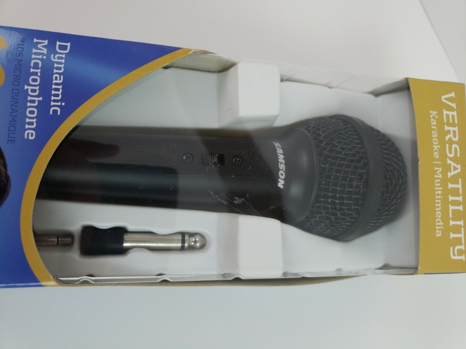 NIB New Samson R10S Dynamic Cable Consumer Microphone Karaoke ...