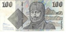 AUSTRALIA $100 Dollars VF/XF Banknote (1985) P-48b Johnston-Fraser Prefix ZEX