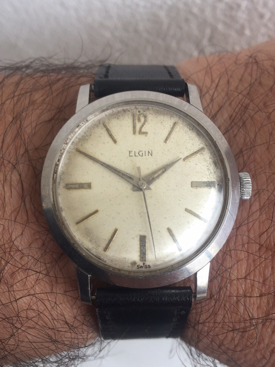 Vintage Elgin 678 Automatic 17 Jewels Orologio Montre Uhren