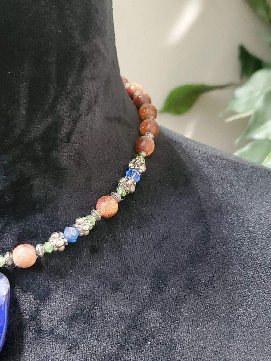 Blue stone choker online