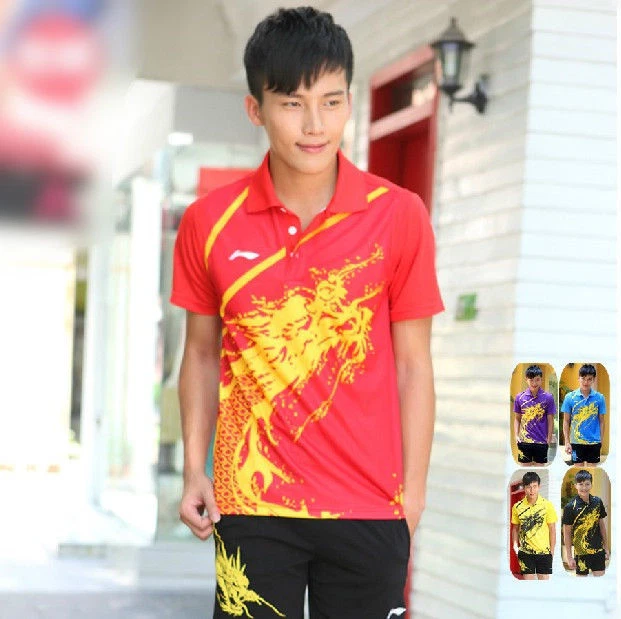 Ensemble v tements badminton homme neuf arriv e Li Ning chemise short 1036A