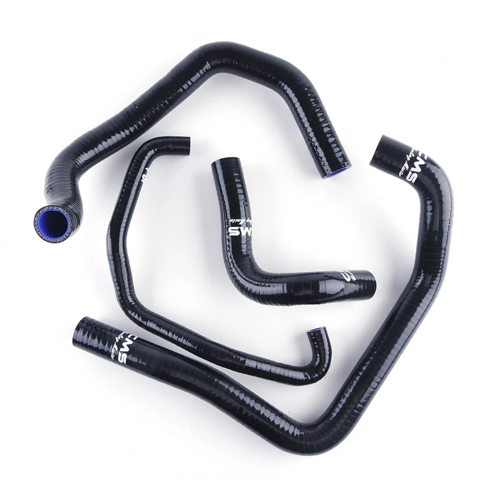 Black Silicone Radiator Hose Kit for 2005 2006 Kawasaki Ninja ZX6R ZX-6R ZX636C - Image 2 of 4