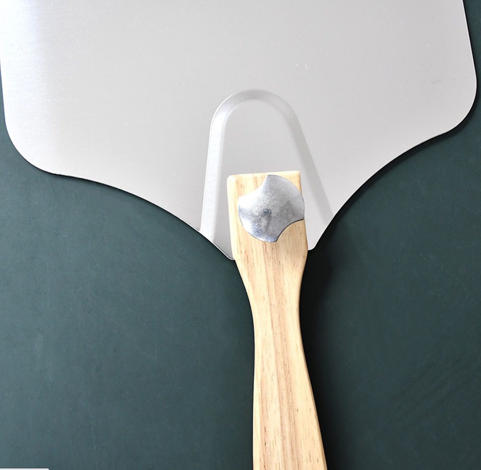 Pala Per Pizza In Alluminio Con Manico In Legno - 30,5x30,5 Cm, Per Forno E Pizzeria Domestica