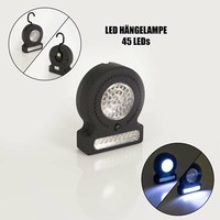 Led HäNgelampe 45 Led's Arbeitslampe Arbeitsleuchte Taschenlampe Lampe Licht