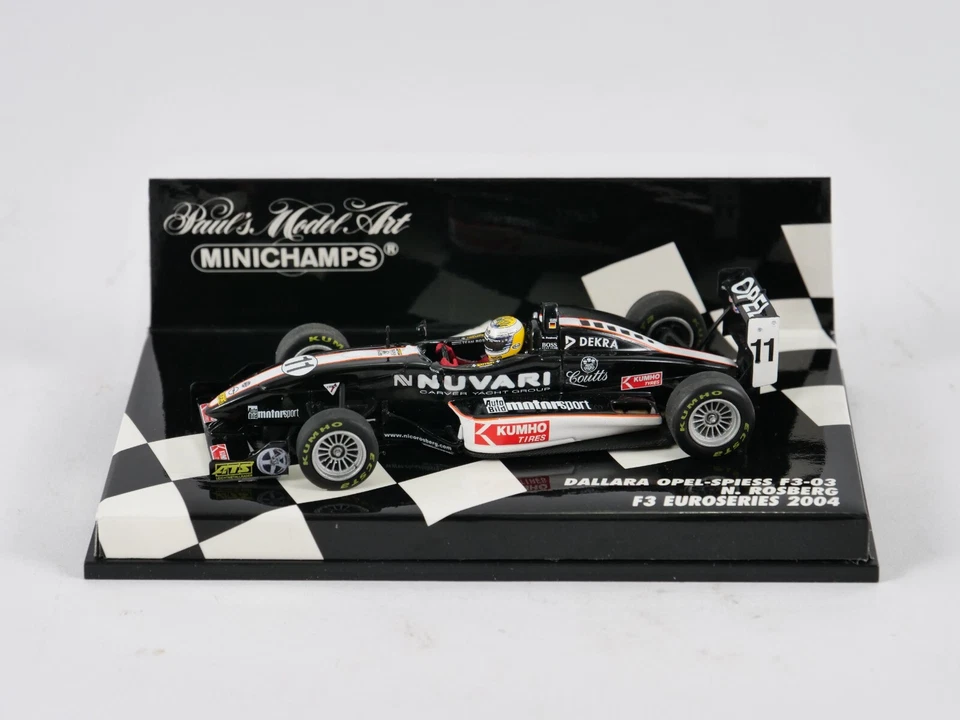 Minichamps 1/43 Dallara Opel-Spiess F3-03 Rosberg F3 Euroseries 2004 400 040311 - Immagine 2 di 4