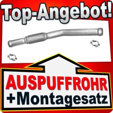 Rohr für SAAB 9-3 900 2.0 2.3 TURBO 2.0 94-03 Auspuff Mittelrohr Flexrohr