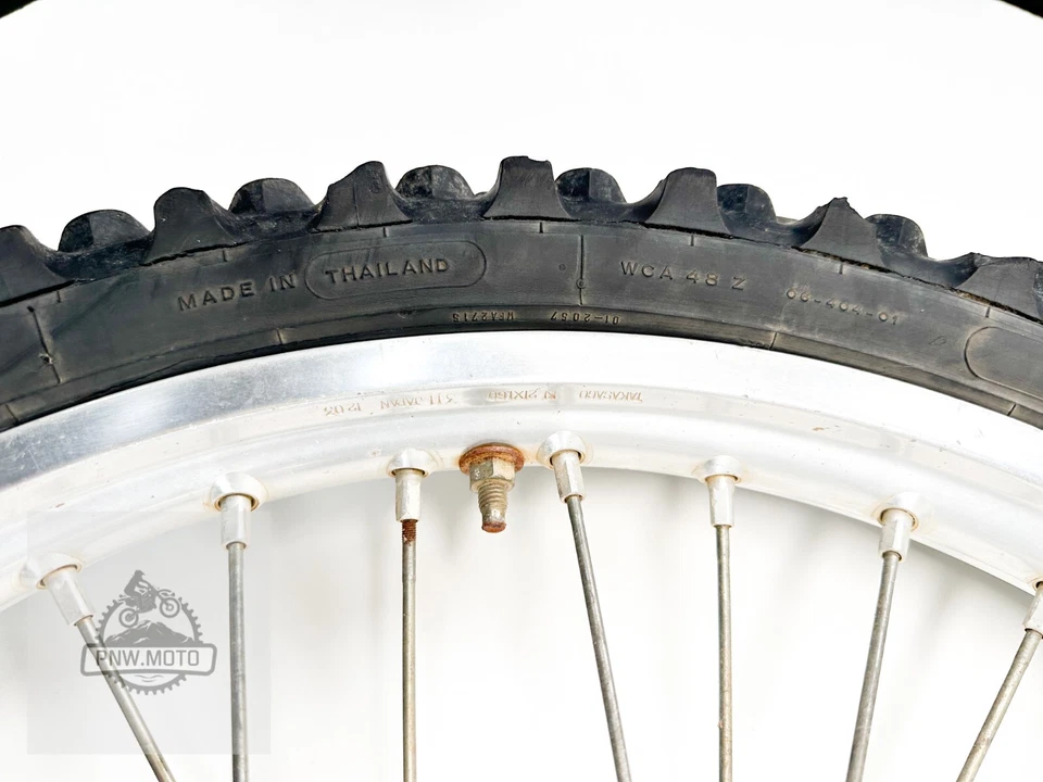 Suzuki RMZ250 RMZ 250 2004 2005 2006 OEM EXCEL LLANTA DELANTERA NEUMÁTICO BUJE COMPLETO Foto 4 de 4