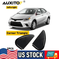1pair Side View Mirror Corner Cover Trim Triangle Fender Fit for Toyota Corolla