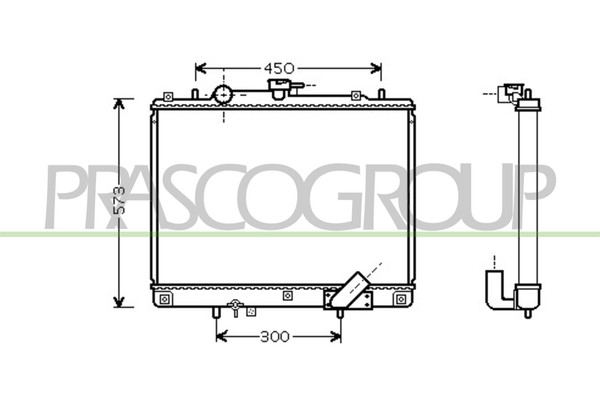 KüHler WasserküHler MotorküHler FüR Mitsubishi L 200 K7 T K6 T 2.5 TD 4WD-image