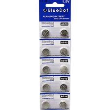 10 Pk AG10 LR1130 389 390 189 L1131 LR54 D389 Alkaline Button Cell Battery