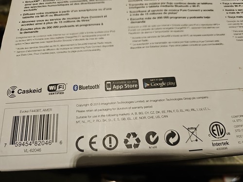 Pure Evoke SiriusXm F440BT with bluetooth - Picture 9 of 10