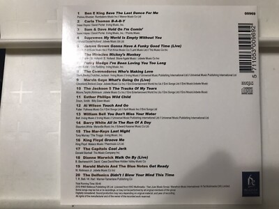 Rare CD Card sleeve Soul 70 s Ben E King Carla Thomas Supremes Commodores