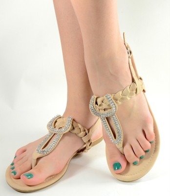 women's t strap flat sandals