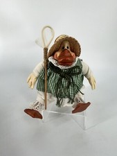 Vintage Russ Berrie "The Country Folk" Duck w/butterfly net