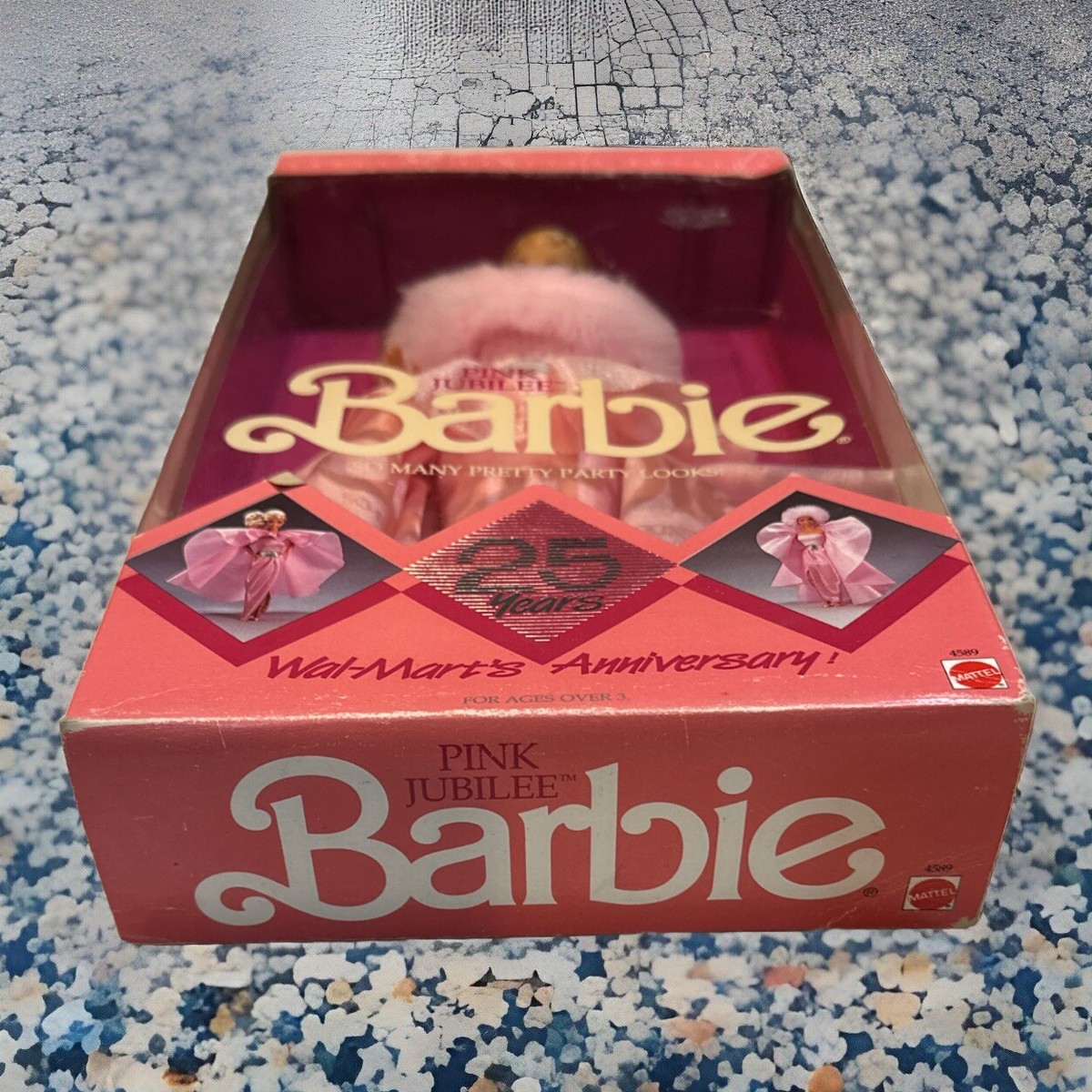 Vintage 1987 Pink Jubilee superstar Barbie Many Pretty Party Looks