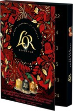 L’OR COFFEE POD ADVENT CALENDAR (TOTAL 24 COFFEE CAPSULES) UK SELLER, GENUINE