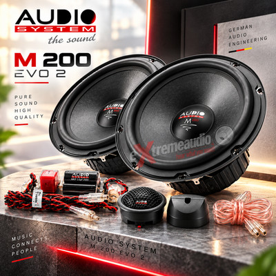 Audio System M 200 EVO 2-Wege Komponenten 20 cm (8'') Lautsprecher Set